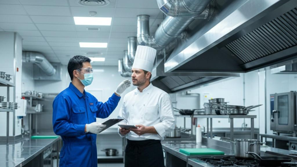 perawatan saluran udara dapur intensif