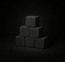 Making coconut charcoal